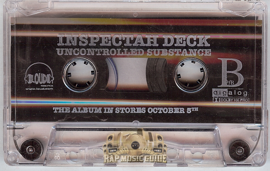 Inspectah Deck - Uncontrolled Substance: Promo. Cassette Tape 